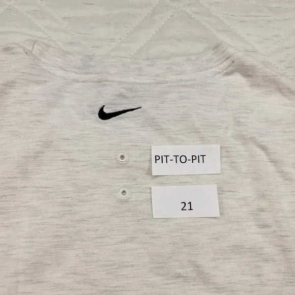 Nike TRAINING‎ 24/7/365 off white Dri Fit Tank Top mens L Vintage - Picture 5 of 5